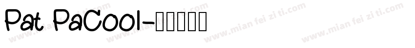Pat PaCool字体转换